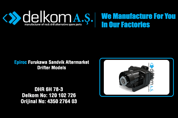 DHR 6H 78-3 Rock Drill Spare Parts