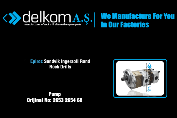 Pump Rock Drill Spare Parts