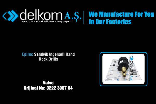 Valve Rock Drill Spare Parts