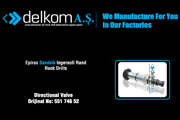 Directional Valve Rock Drill Spare Parts