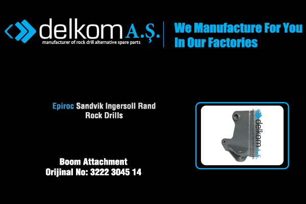Boom Attachment Rock Drill Spare Parts