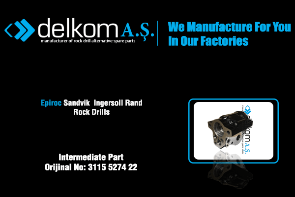 Intermediate Part Rock Drill Spare Parts
