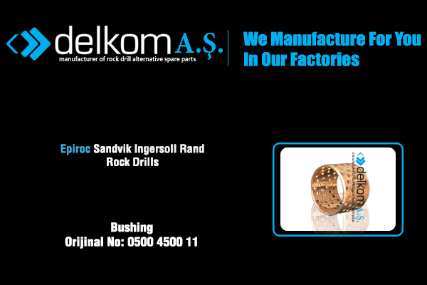 Bushing Rock Drill Spare Parts