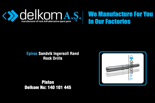 Piston Rock Drill Spare Parts
