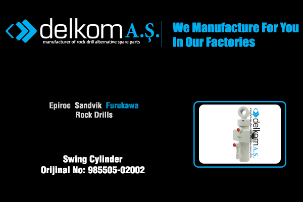 Swing Cylinder Rock Drill Spare Parts