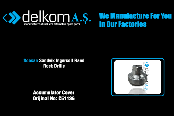 Accumulator Cover Rock Drill Spare Parts