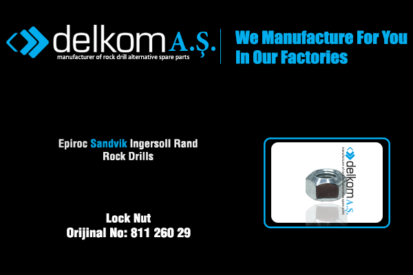 Lock Nut Rock Drill Spare Parts