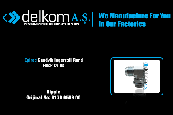 Nipple Rock Drill Spare Parts
