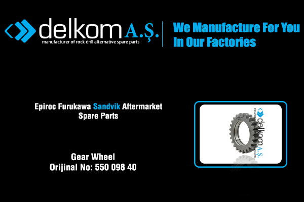 Gear Wheel Rock Drill Spare Parts