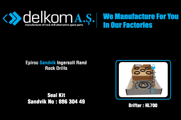 Ön Başlık Tamir Takımı HL700 Rock Drill Spare Parts