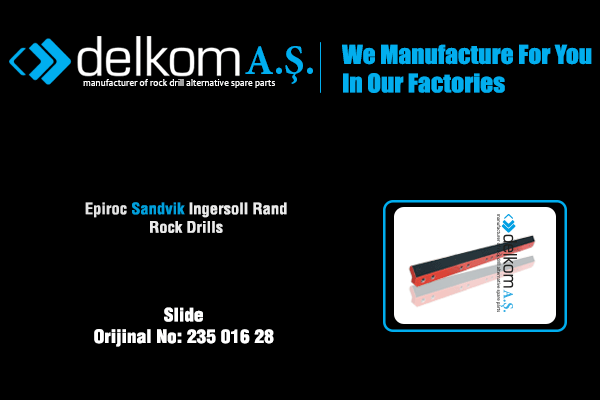 Tabanca Taşıyıcı Alt Pleyti Rock Drill Spare Parts