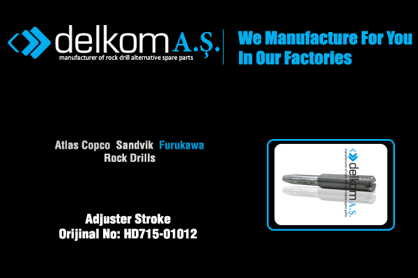 Darbe Ayar Valfi Rock Drill Spare Parts