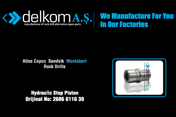 Гидравлический Стопор Поршень Rock Drill Spare Parts