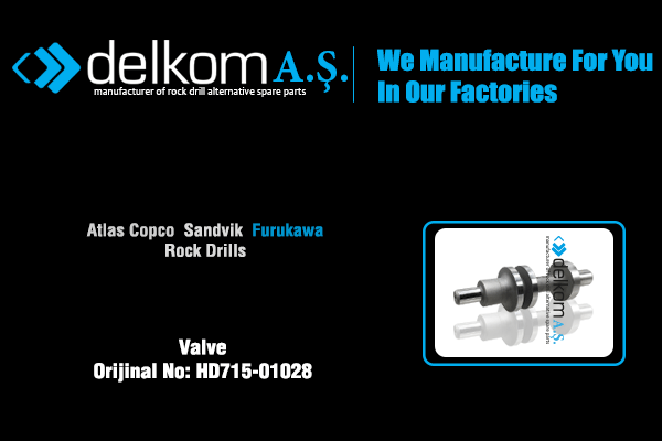 Клапан Rock Drill Spare Parts