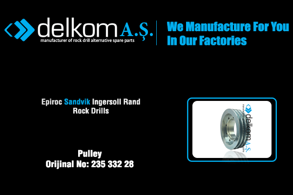 Poulie Rock Drill Spare Parts