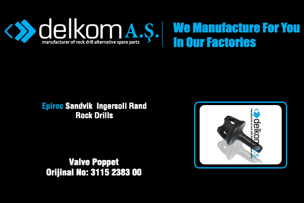 Cône de valve Rock Drill Spare Parts