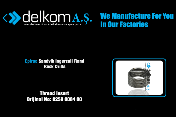 Filet rapporté Rock Drill Spare Parts