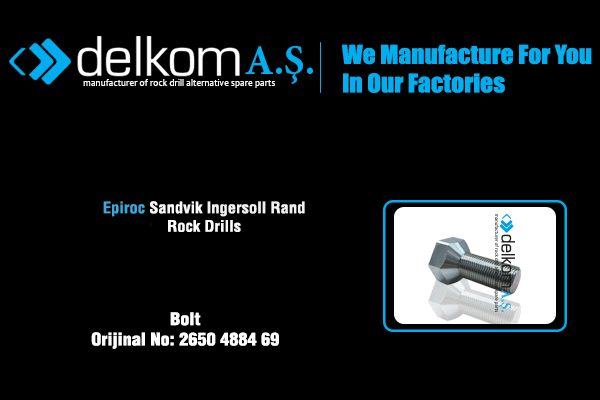 Boulon Rock Drill Spare Parts