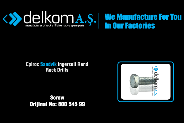Vis Rock Drill Spare Parts