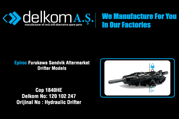 COP 1840HE Rock Drill Spare Parts