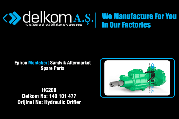 HC200 Rock Drill Spare Parts