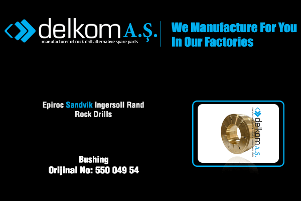 Rotasyon Dayaması Rock Drill Spare Parts