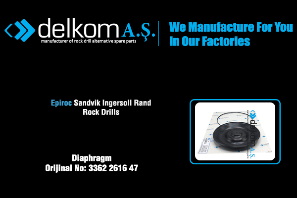 Kırıcı Diyaframı Rock Drill Spare Parts