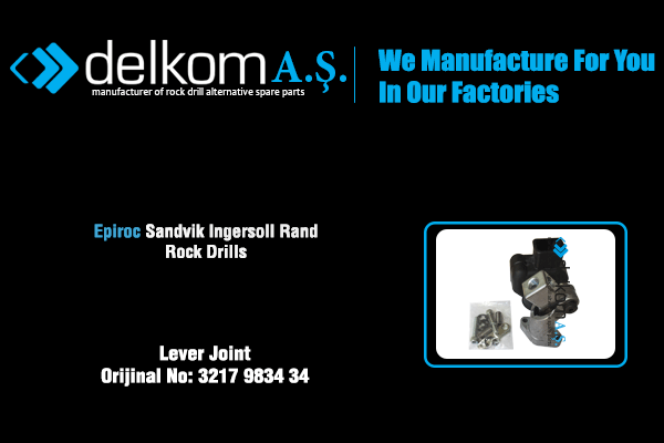 Kumanda Mafsal Kiti Rock Drill Spare Parts