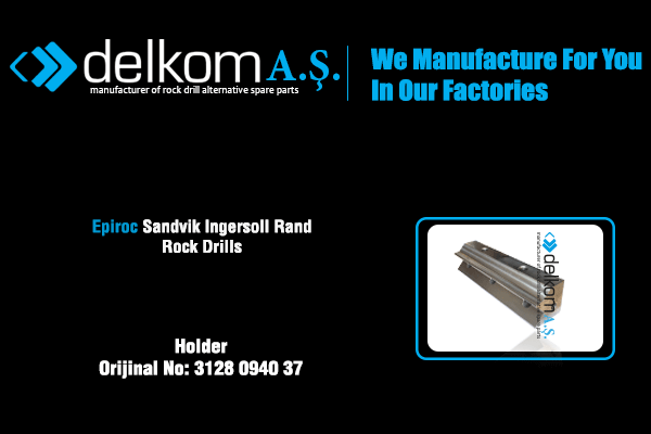 Kızak Taşıyıcı Pleyt Rock Drill Spare Parts