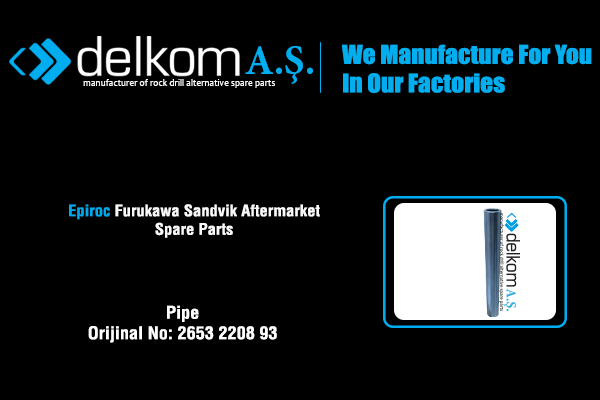 Hortum Taşıyıcı Boru İç Rock Drill Spare Parts