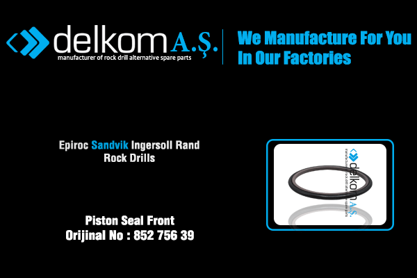 Piston Seal Front Rock Drill Spare Parts
