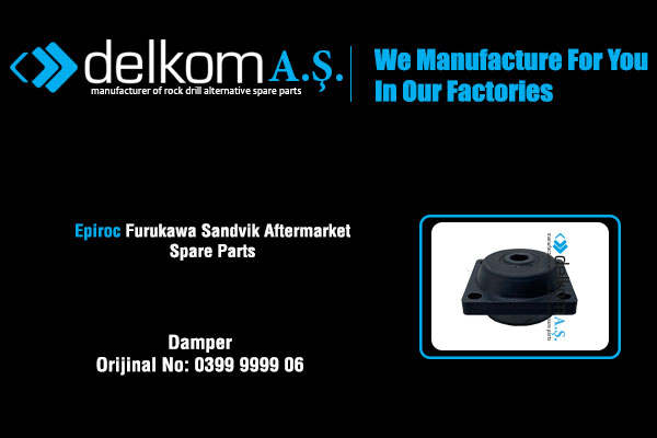 Damper Rock Drill Spare Parts